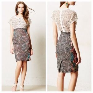 ANTHRO Byron Lars Beguile Lace Study dress. 0